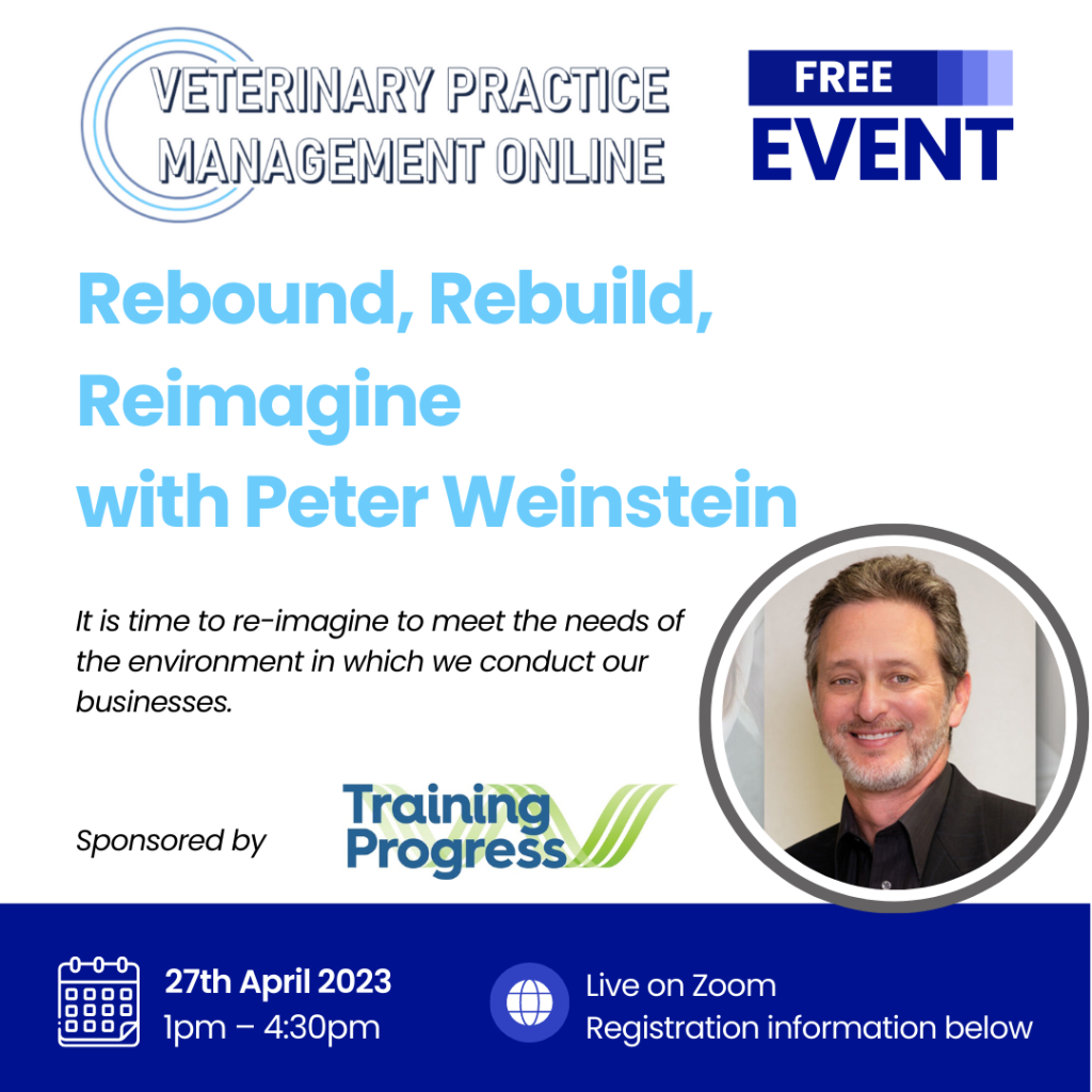 Veterinary practice online tile Peter Weinstein speaks sponsored by Training-Progress Training Progress PAW-Social-Graphic-1024x1024 What do Veterinary Practices of the Future Look Like?