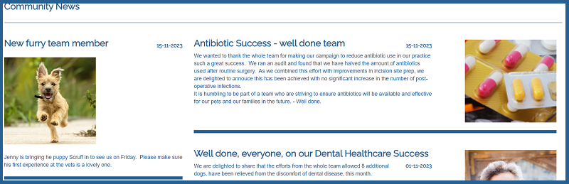 community-news-example-1 Combating Antimicrobial Resistance (AMR) in Vet Practice